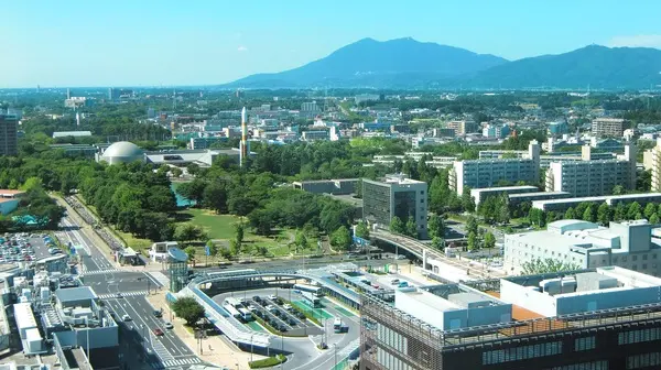 これは茨城県つくば市の街の風景写真