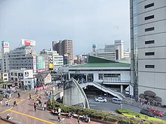 これは神奈川県藤沢市の街の風景写真
