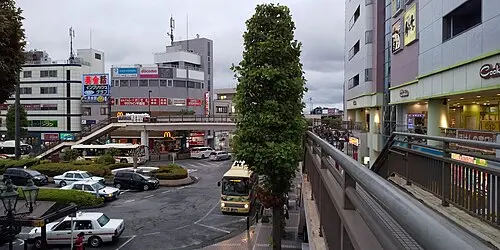 これは埼玉県久喜市の街の風景写真