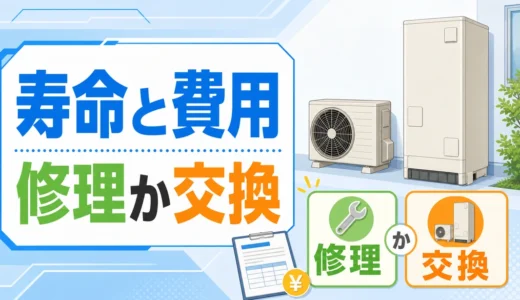 電気温水器の寿命と費用｜エコキュート交換の判断目安