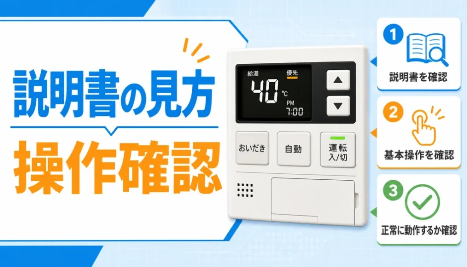 リンナイMC-120V説明書の見方｜リモコン操作と設定確認 | お湯の救急車