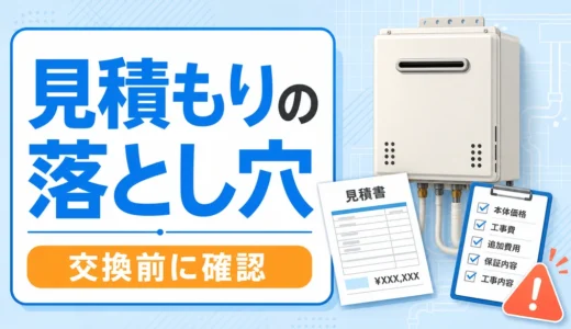 ガス給湯器交換で失敗しない業者選び｜見積もり・工事前の注意点