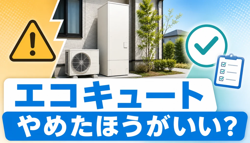 エコキュートはやめたほうがいいかを判断する記事のサムネイル