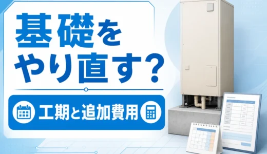 エコキュート交換で基礎の新設が必要な条件は？工期と追加費用の見方