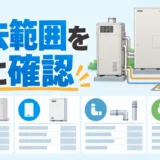 エコウィルの撤去範囲と床暖房・見積もり項目を確認する図